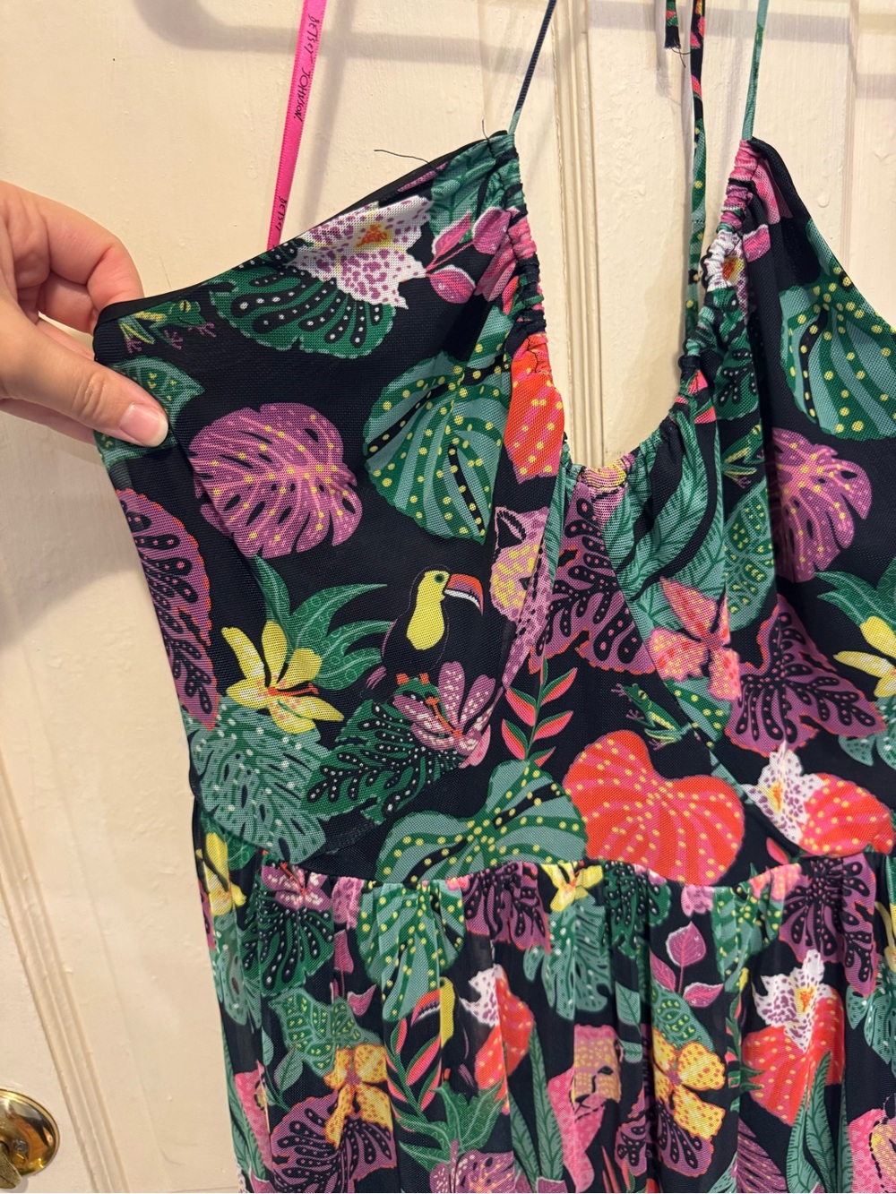 Betsey Johnson - Tropical Leopard Print Maxi Dress - Picture 8 of 8
